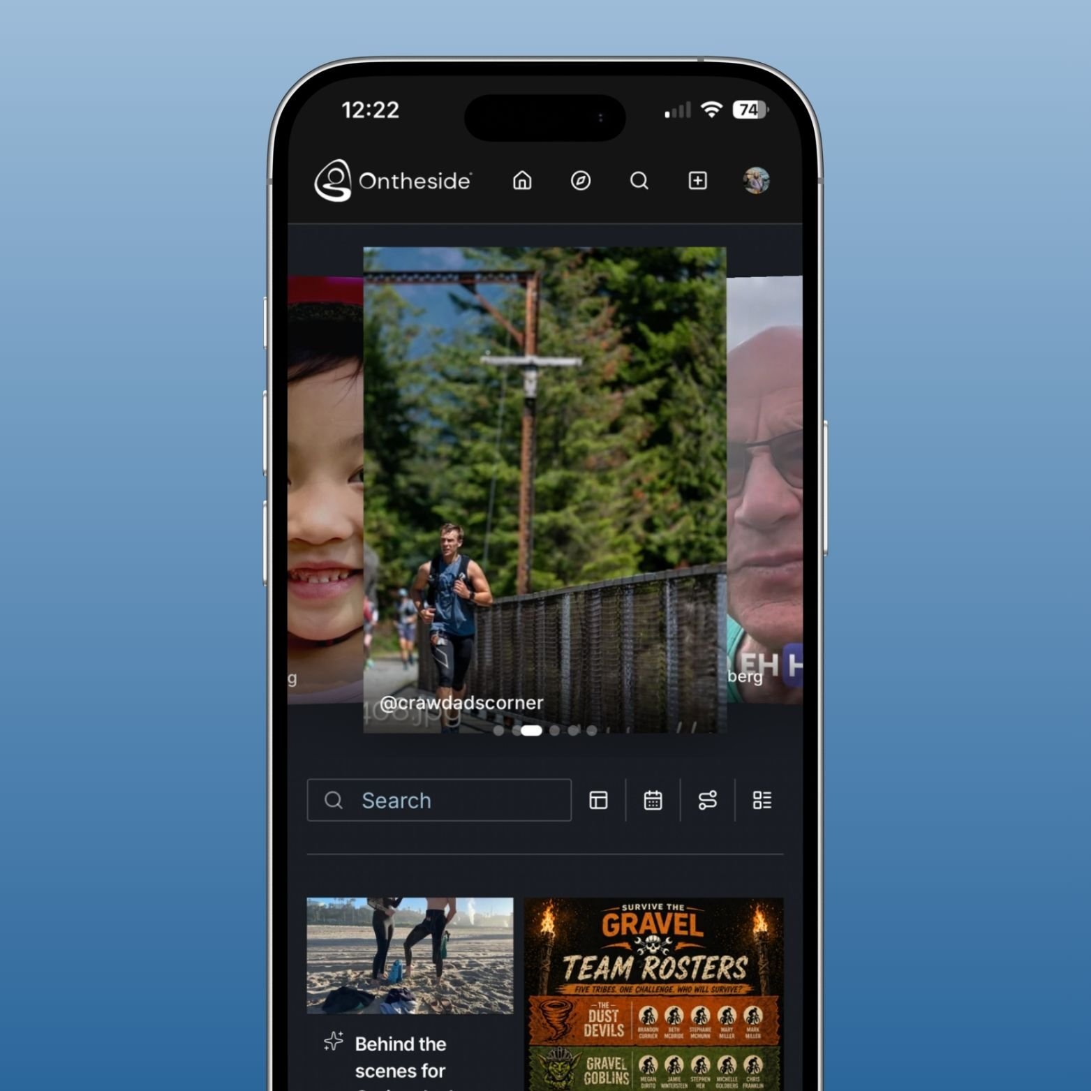 Home page on Ontheside